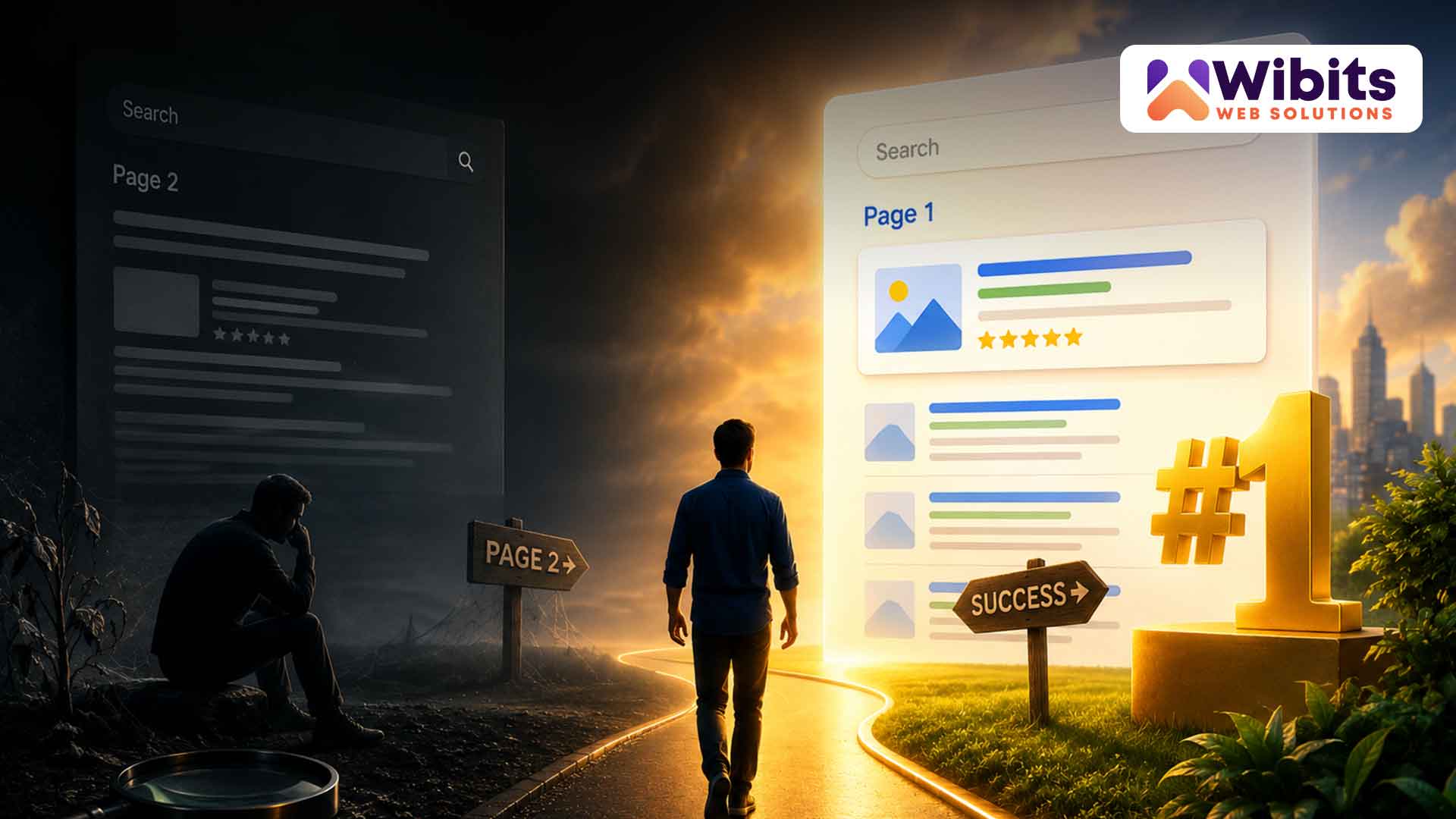 Why websites on page two of Google search results receive very little traffic and appear almost invisible to users